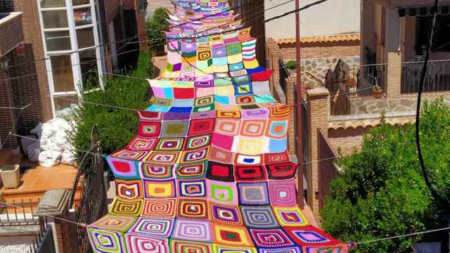 Toldos en Santa Olalla (Toledo).