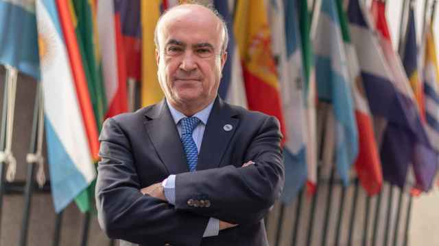 Mariano Jabonero, secretario general de la OEI, antes de recibir el premio Princesa de Asturias.