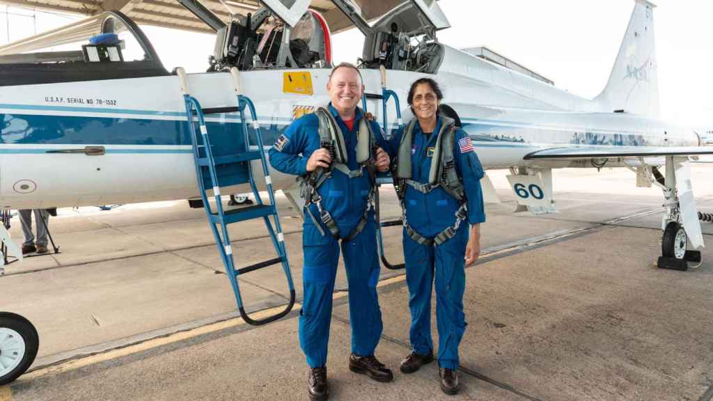 Los astronautas Butch Wilmore y Suni Williams