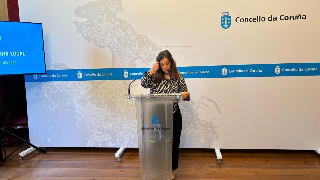 Rueda de prensa de Inés Rey