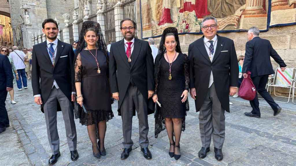 Llegada de Paco Núñez a la Catedral de Toledo.