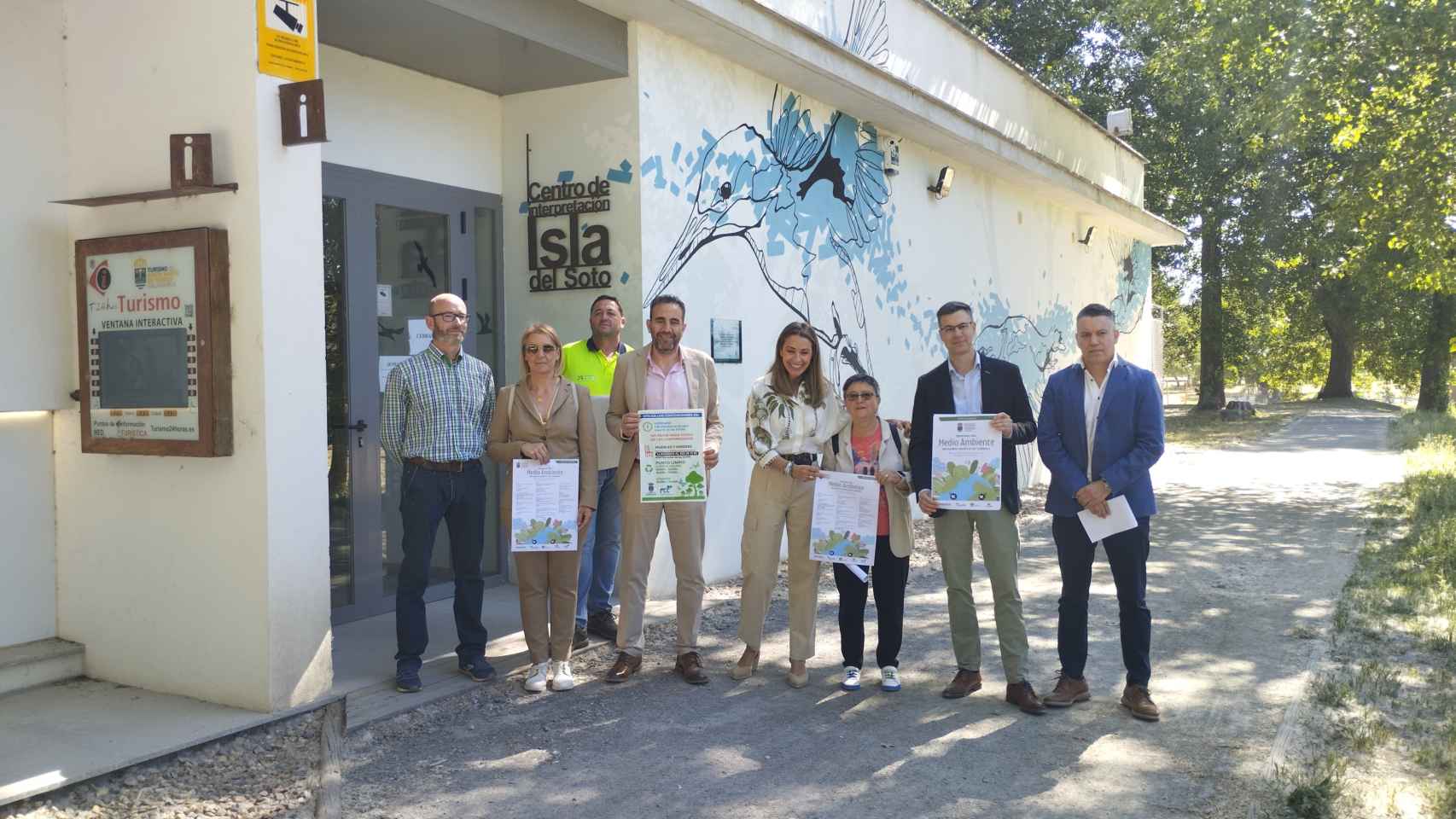 Presentación de las actividades de medioambiente en la Isla del Soto