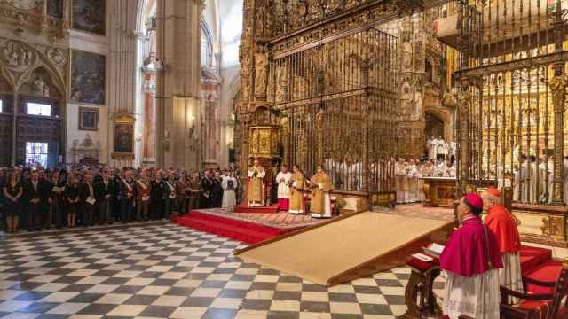 Misa pontificial del Corpus Christi en Toledo.