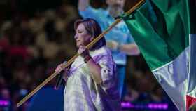 Xóchitl Gálvez, candidata opositora a la presidencia de México, en su cierre de campaña en Monterrey.