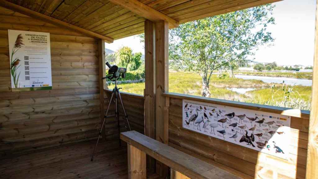 Nuevo observatorio de aves en A Ramallosa (Gondomar).