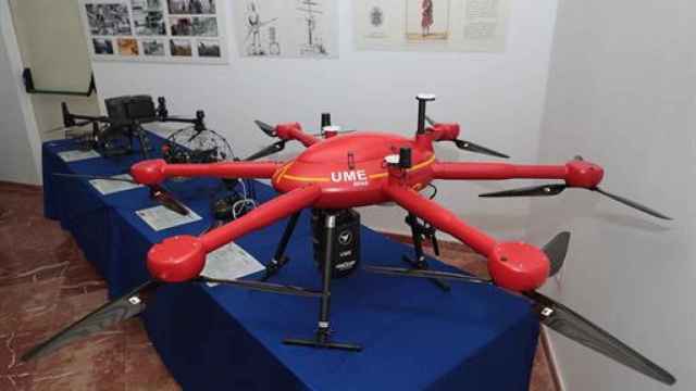 Uno de los drones de la UME
