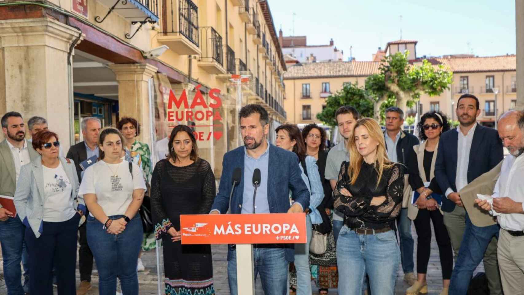 Luis Tudanca en Palencia