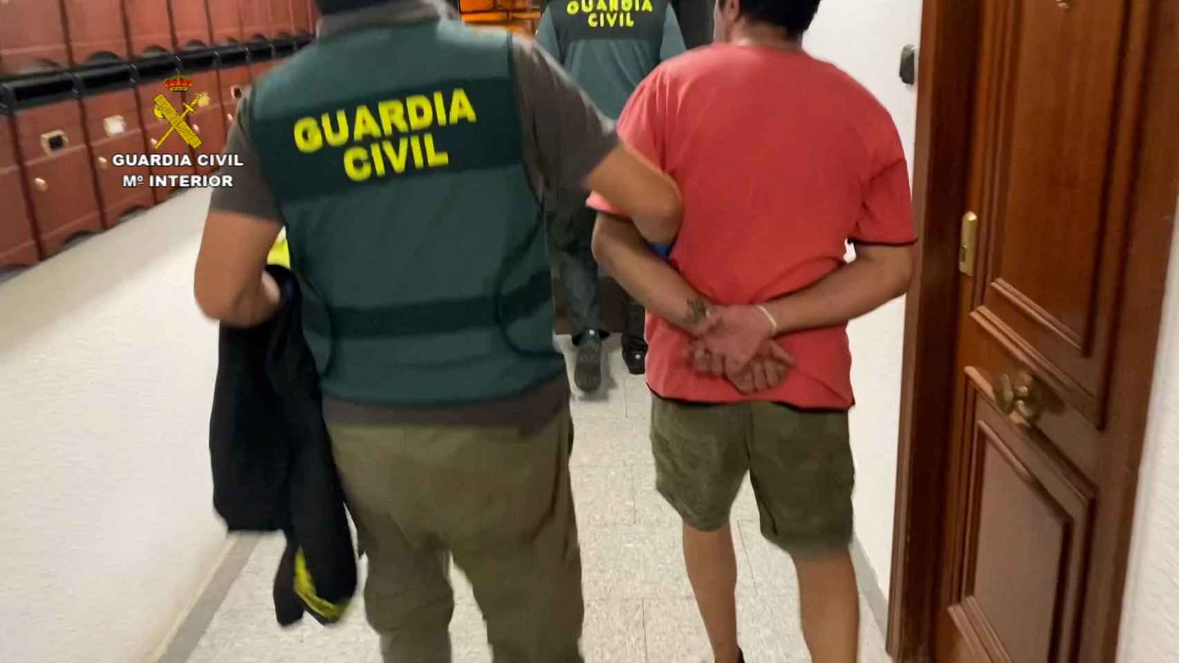 El condenado en el momento de su detención, en septiembre de 2022