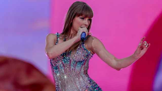 Taylor Swift durante su concierto en Madrid.