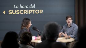 El director adjunto de El Español, Mario Díaz, durante La Hora del Suscriptor.