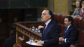El diputado del PSOE Aretmi Rallo este jueves durante el debate de la amnistía.