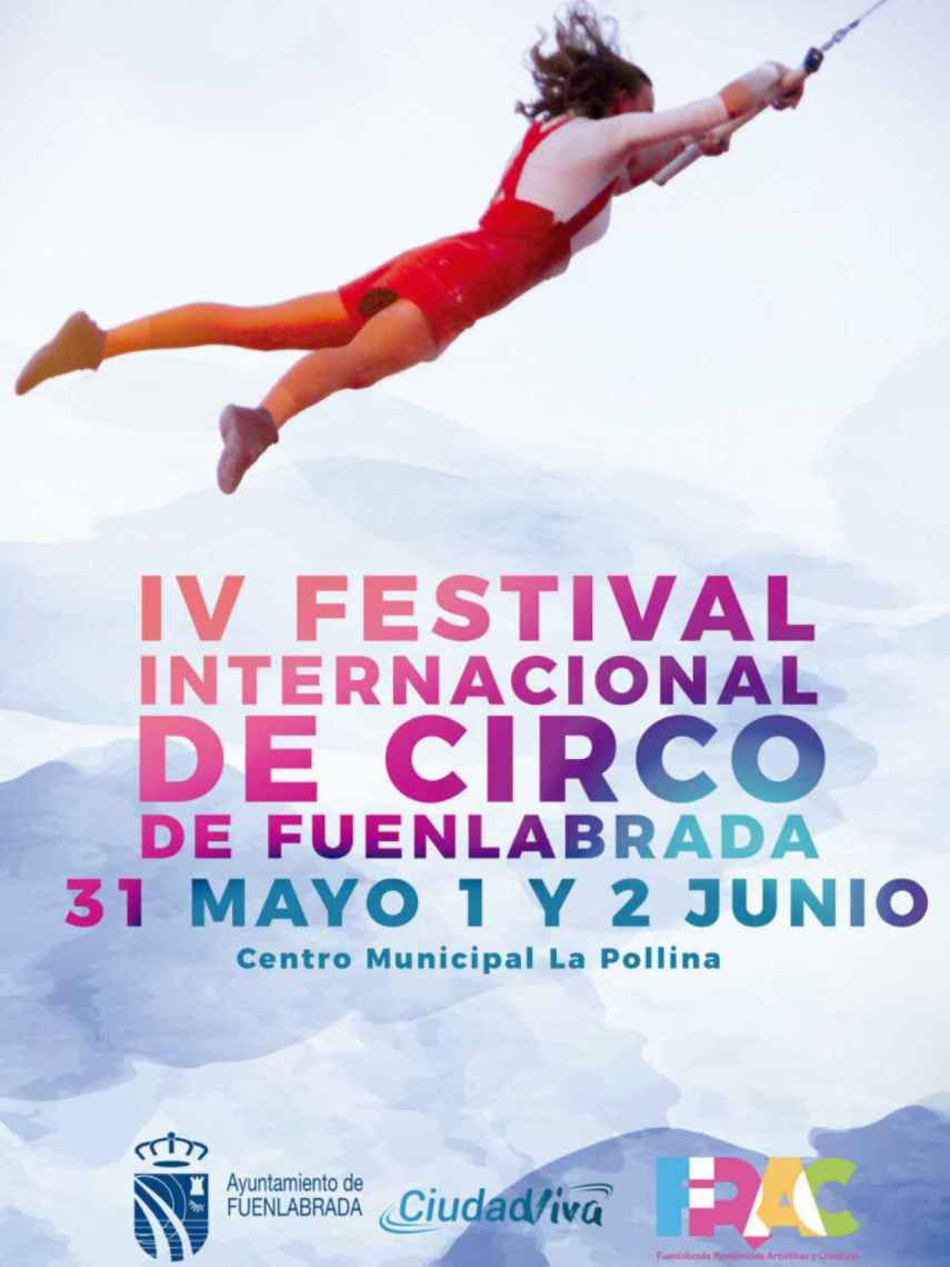 Cartel del IV Festival Internacional de Circo de Fuenlabrada.