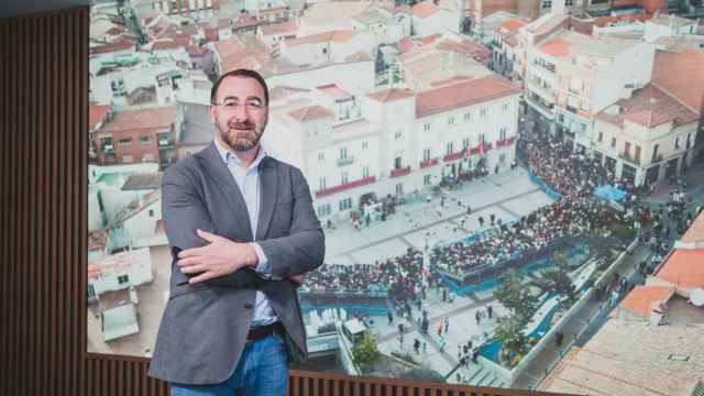 Carlos Blázquez, alcalde de Colmenar Viejo, durante su entrevista con Madrid Total.