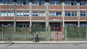 Fachada del colegio de Lugo donde un profesor fue detenido por presuntos abusos sexuales a nueve menores.