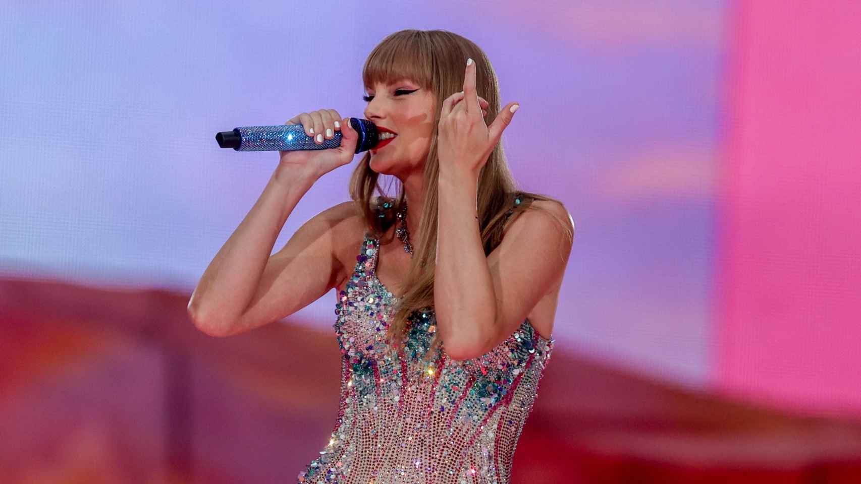 Taylor Swift a España en su concierto en Madrid este miércoles.