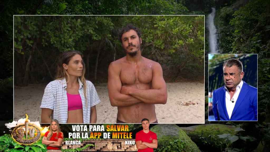 Jorge Javier habla con Blanca Manchón y Kiko Jiménez en 'Supervivientes'