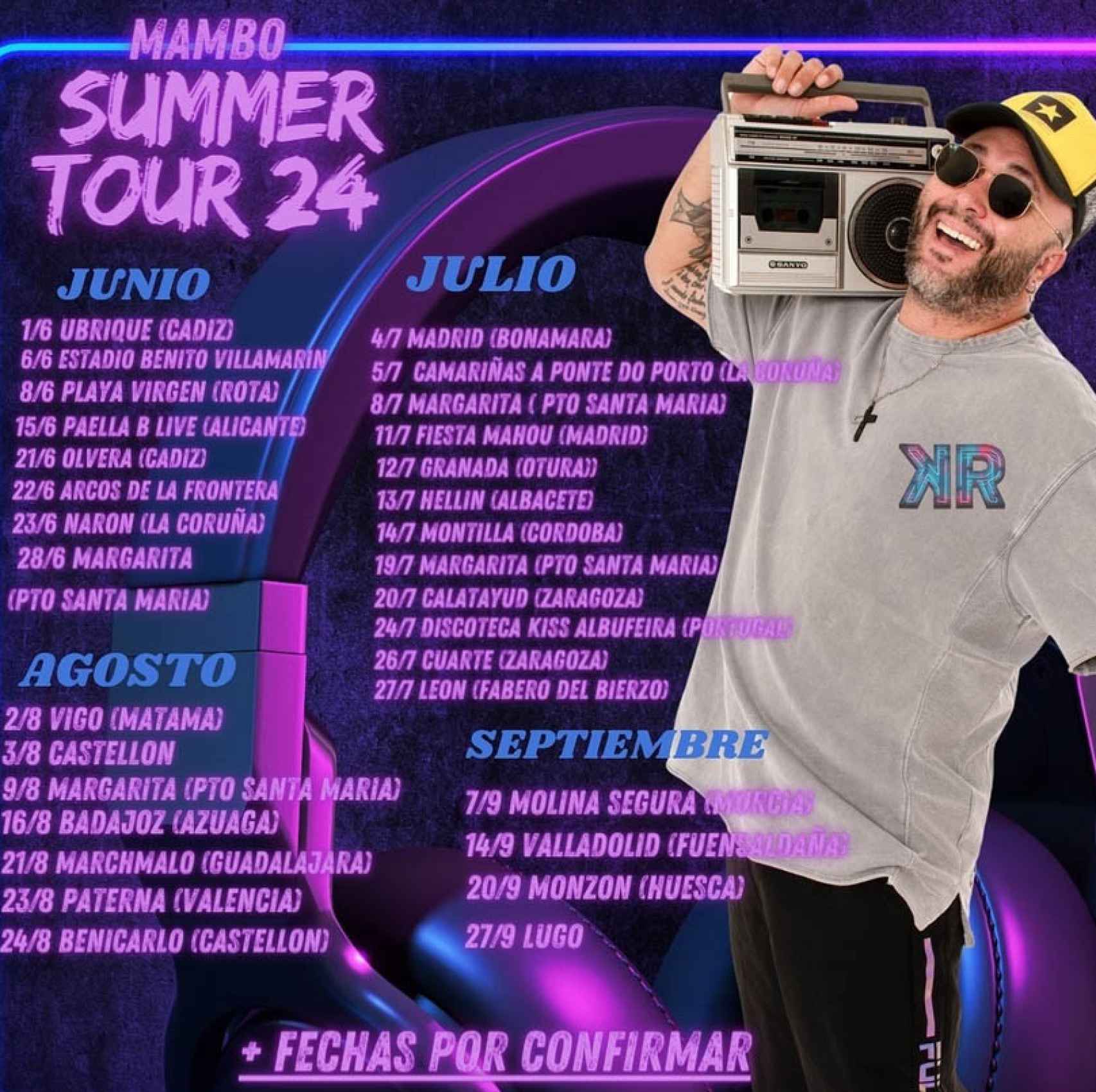 El Mambo Summer Tour 2024 de Kiko Rivera