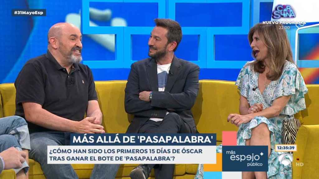 Óscar García visita 'Espejo Público'