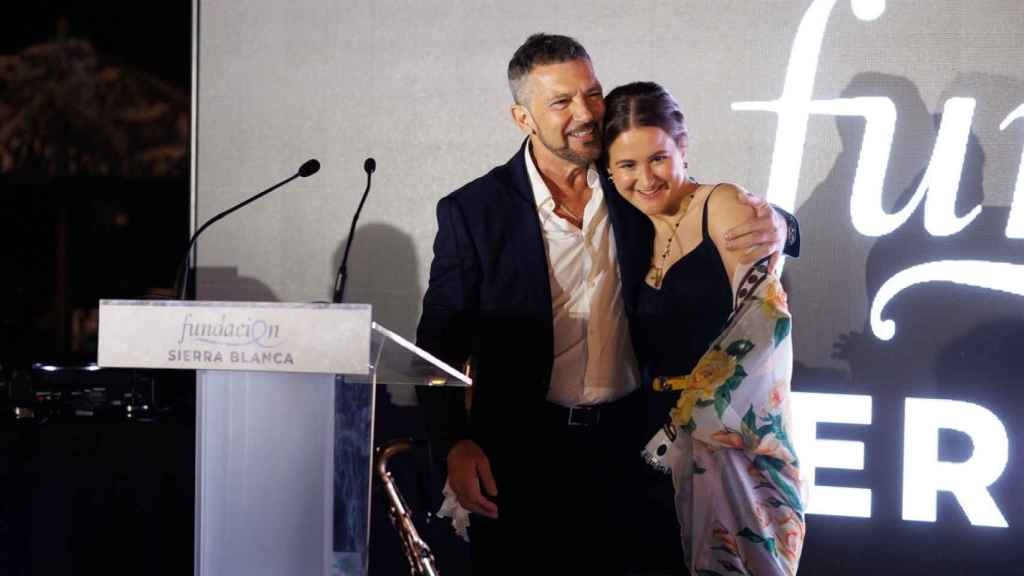 Antonio Banderas y Sarah Almagro