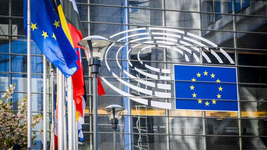 Exteriores del Parlamento Europeo en Bruselas.