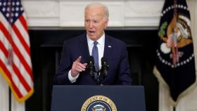 El presidente de Estados Unidos, Joe Biden, pronuncia un discurso sobre Oriente Medio en la Casa Blanca en Washington.