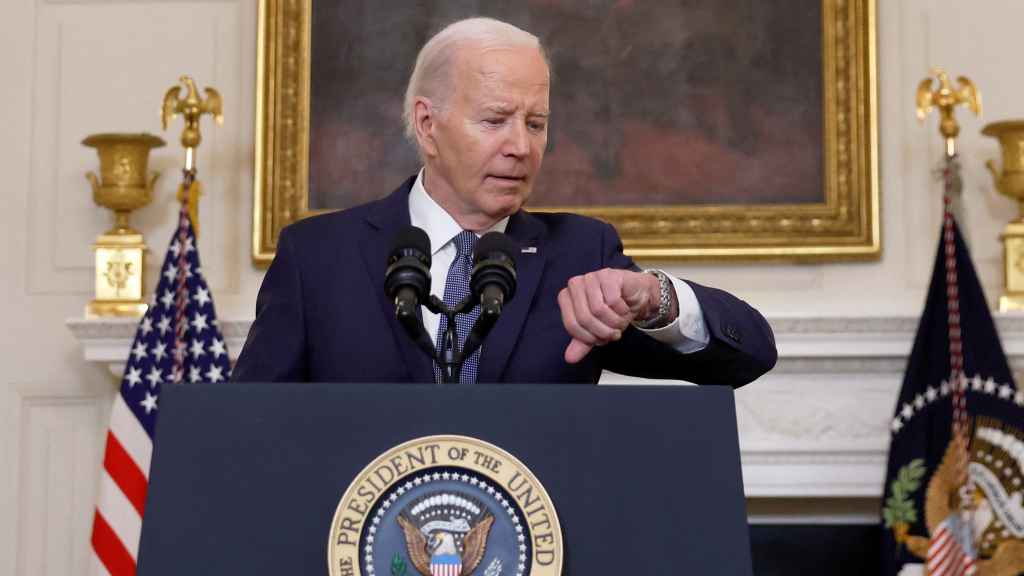 El presidente de Estados Unidos, Joe Biden, pronuncia un discurso sobre Oriente Medio en la Casa Blanca en Washington.