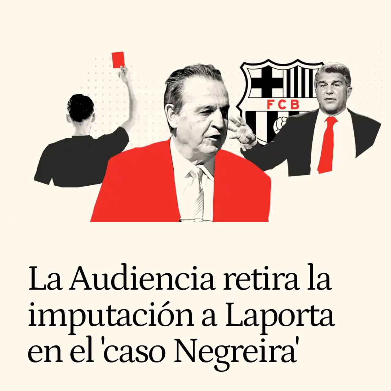 La Audiencia retira la imputación a Joan Laporta tras descartar el cohecho en el 'caso Negreira'