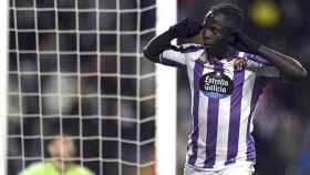 Amath Ndiaye con el Real Valladolid