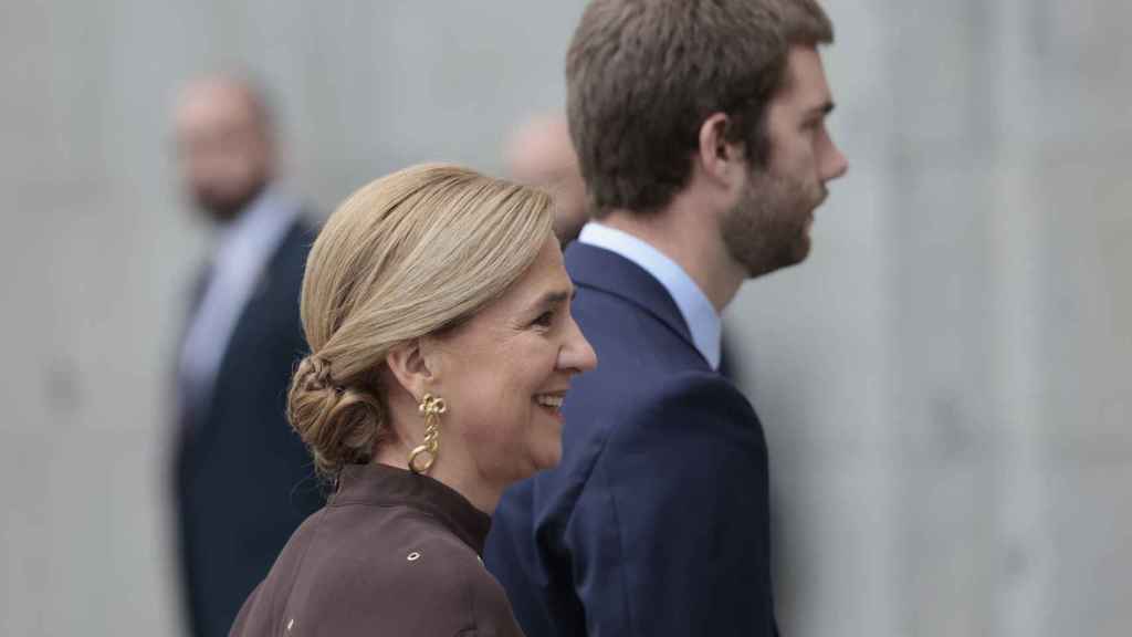 La infanta Cristina en la boda de José Luis Martínez-Almeida.