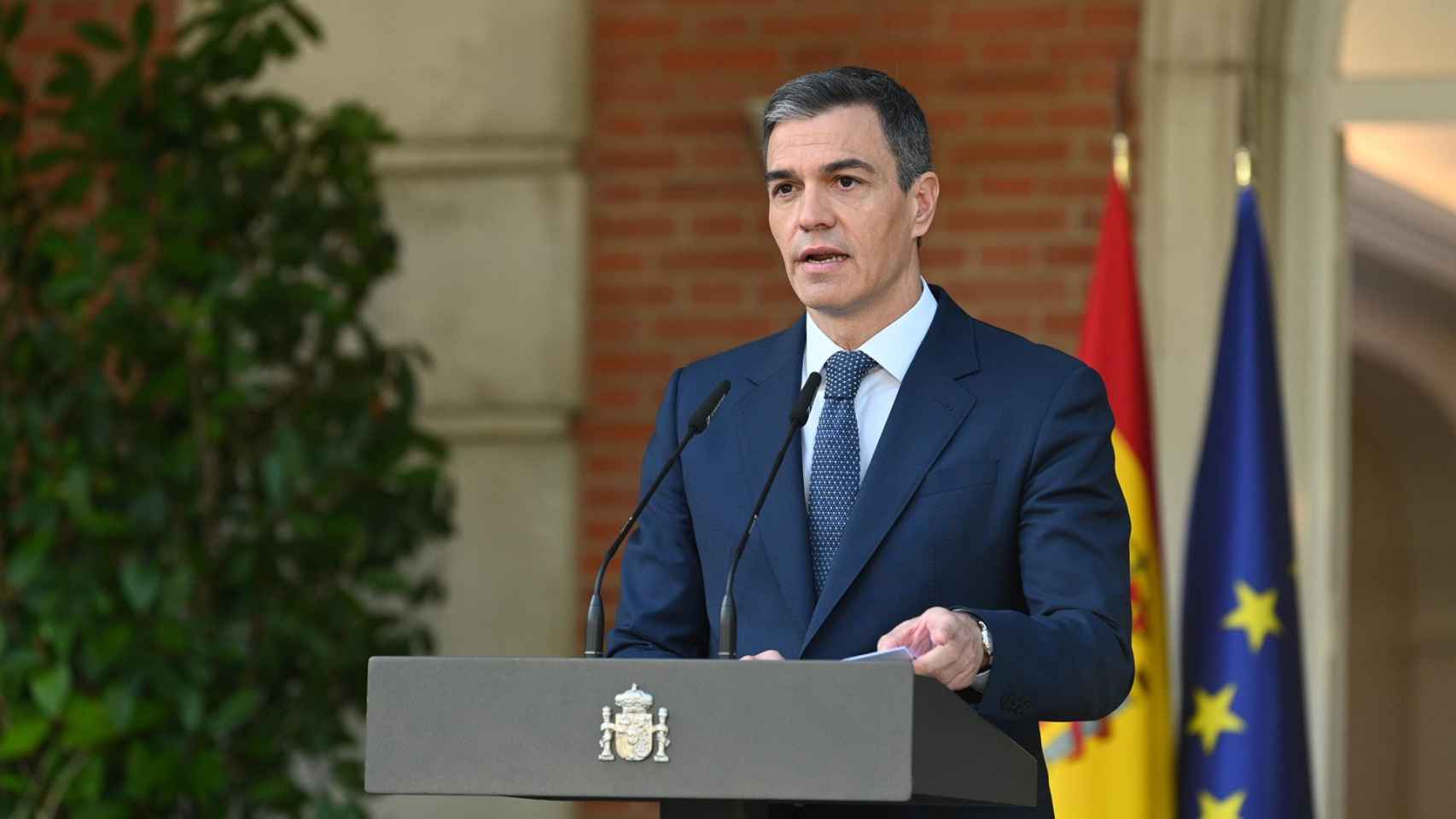 Pedro Sánchez, presidente del Gobierno de España. Foto: Pool Moncloa / Borja Puig de la Bellacasa.
