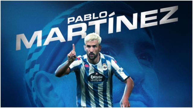 Pablo Martínez renueva su contrato con el Deportivo