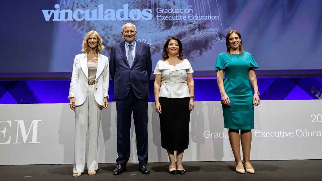 Cristina Garmendia, Juan Roig, Hortensia Roig y Elena Fernández. EE