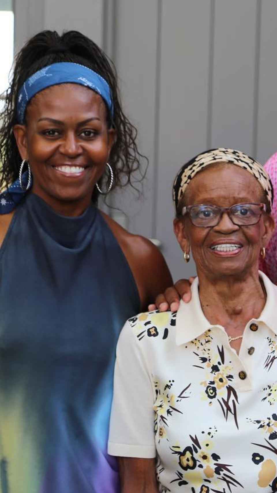 Michelle junto a su madre, en una fotografía de sus redes sociales.