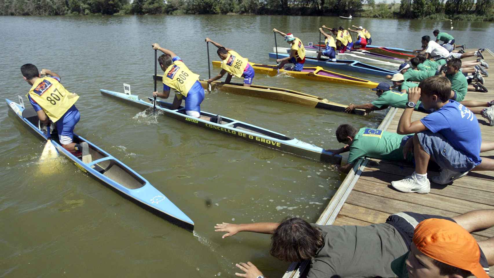 Campeonato de piragüismo celebrado en Zamora