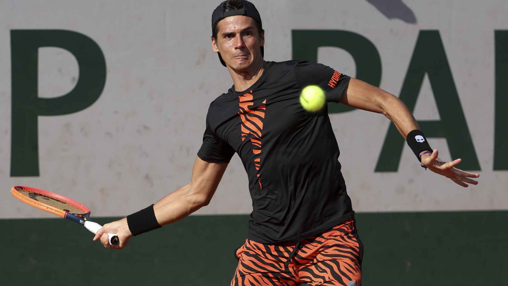 Fede Coria, durante su participación en Roland Garros.