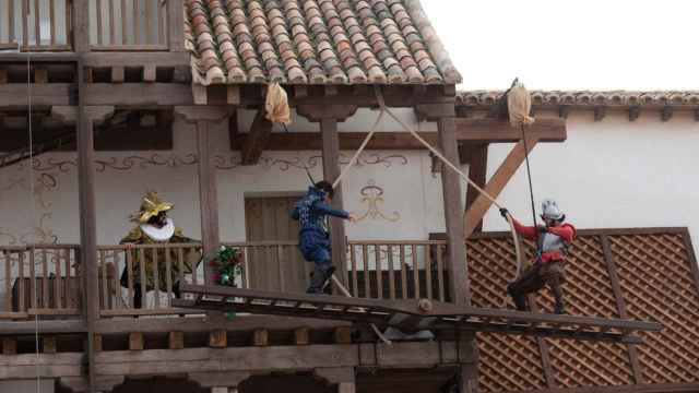 Uno de los espectáculos del parque temático Puy du Fou.