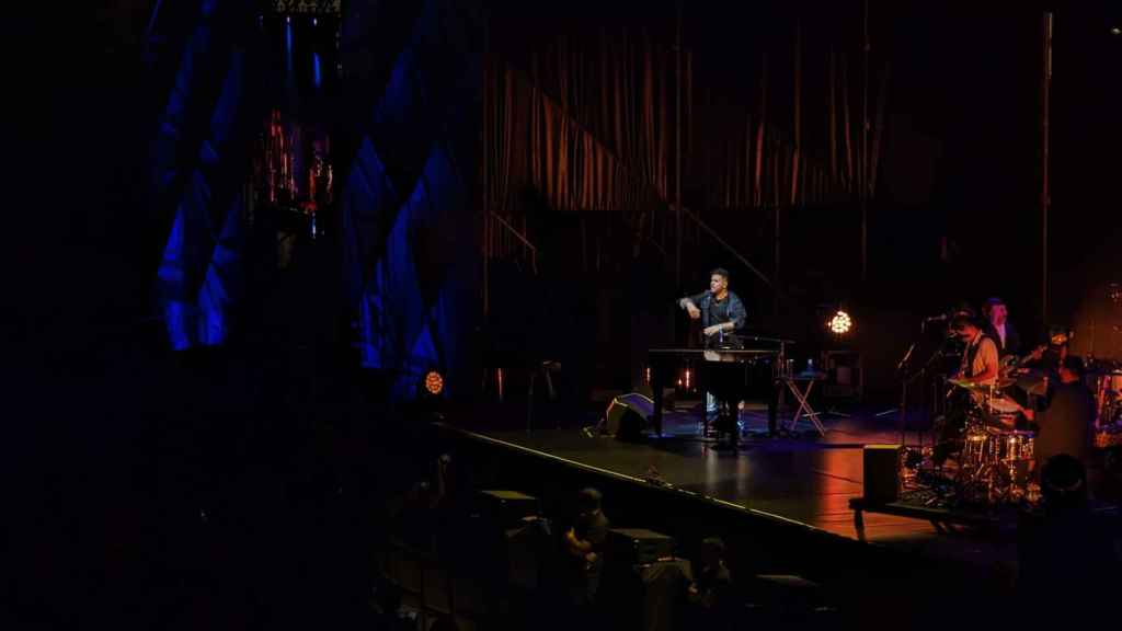 Pablo López en su concierto de Málaga.