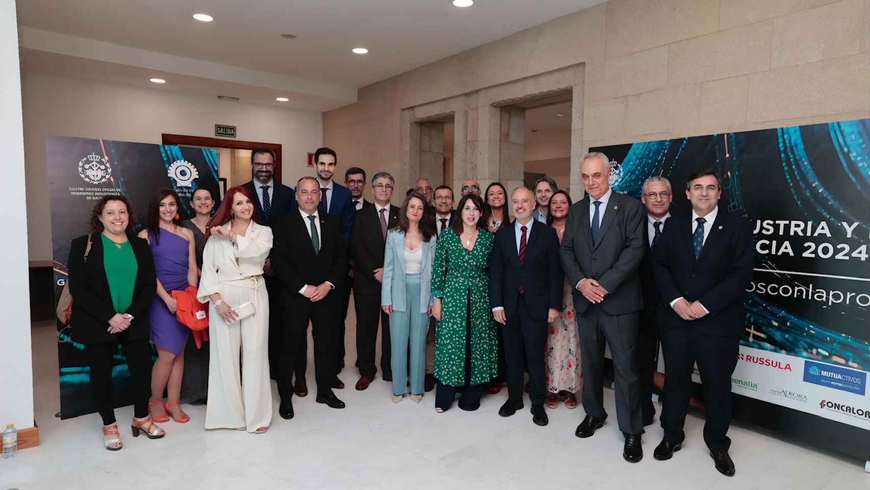 Jurado y premiados de la Gala de la Industria y Energía de Galicia 2024.