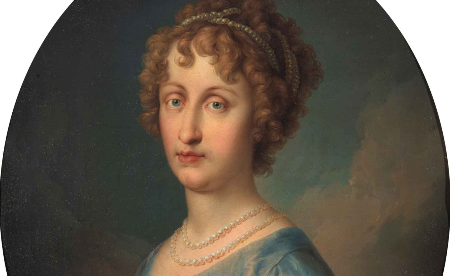 María Antonia de Borbón, princesa de Asturias, pintada por Vicente López hacia 1815.
