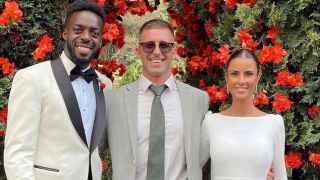 La atípica boda del futbolista Iñaki Williams y Patricia Morales: la llegada de ella antes que él y una gran fiesta