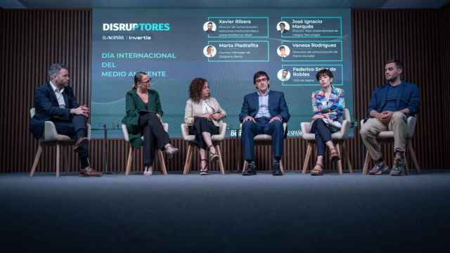 Xavier Ribera (Basf), Marta Piedrafita (Osapiens Iberia), Noelia Hernández (DISRUPTORES), José Ignacio Marqués (Integra Tecnología), Vanesa Rodríguez (Pacto Mundial de Naciones Unidas España) y Federico Sainz de Robles (Sepiia).