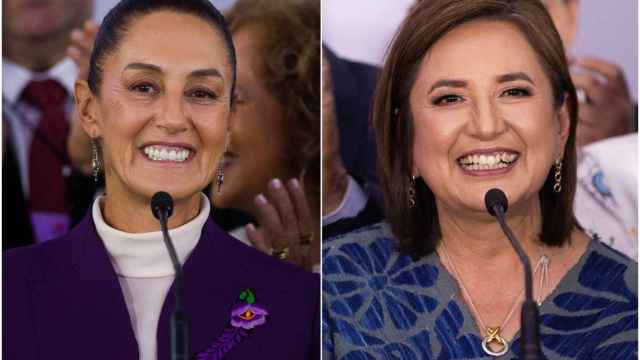 Claudia Sheinbaum (i) y Xóchitl Gálvez (d), las dos mujeres que se disputan la presidencia de México