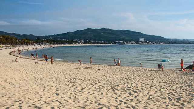 Una playa en Vigo.