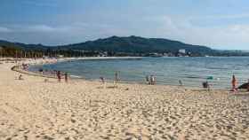 Playa de Samil, en Vigo.
