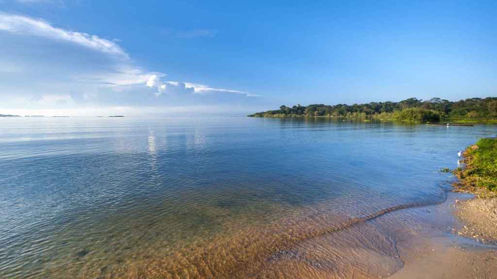 El lago Victoria en África