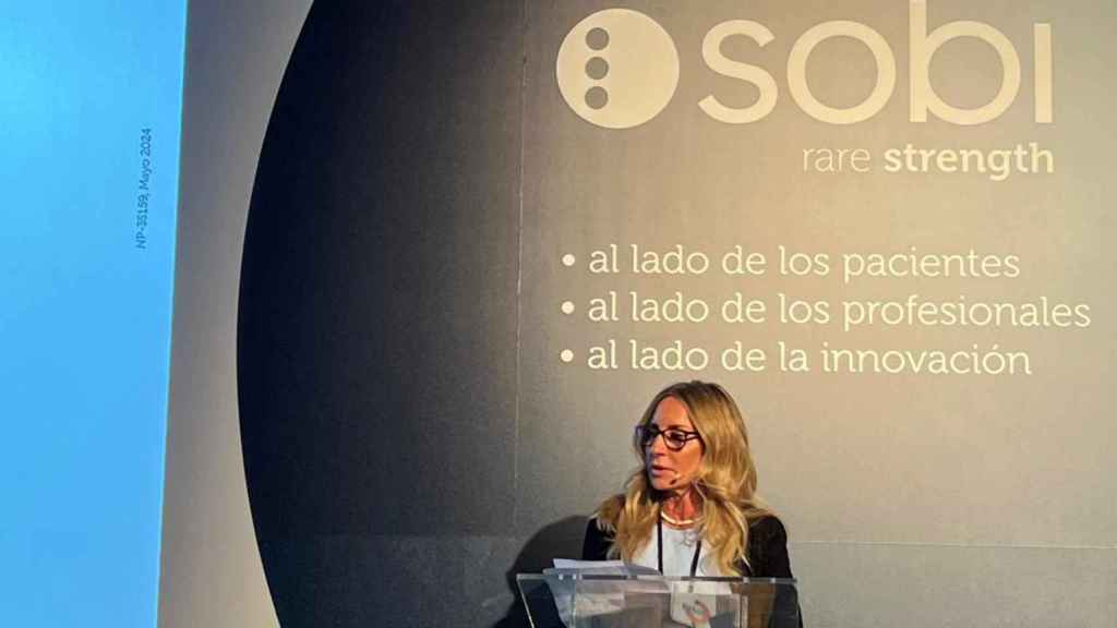 Intervención de Beatriz Perales, directora de Relaciones Institucionales y Acceso de Sobi Iberia.