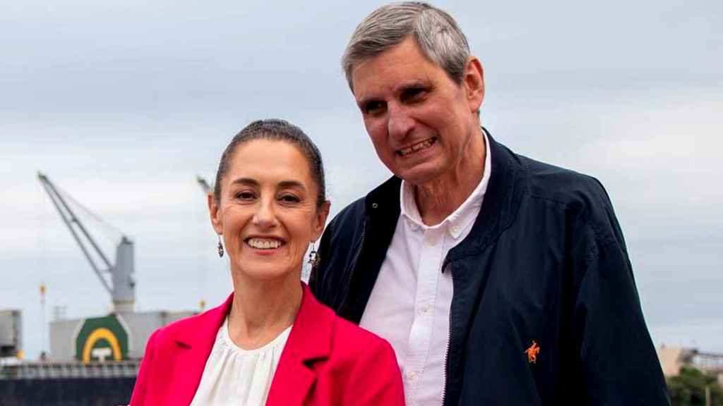 Claudia Sheinbaum y su marido, Jesús María Tarriba.