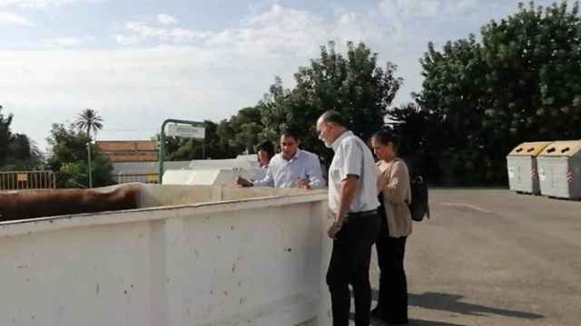 Manuel Villar en el ecoparque de Aguamarga.