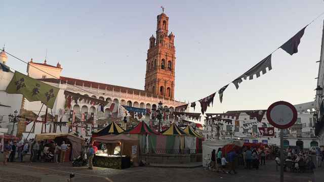 La Plaza de España de Llerena.