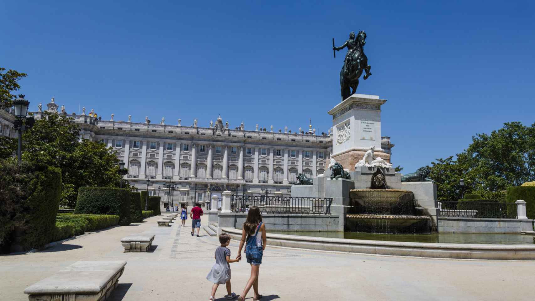 Un día soleado en Madrid.